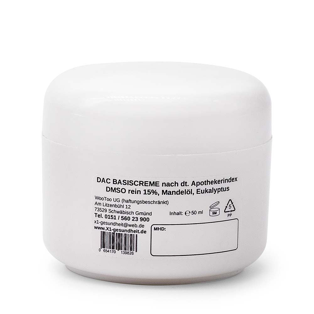 DMSO Creme nach DAC - PP Cremedose 50 ml