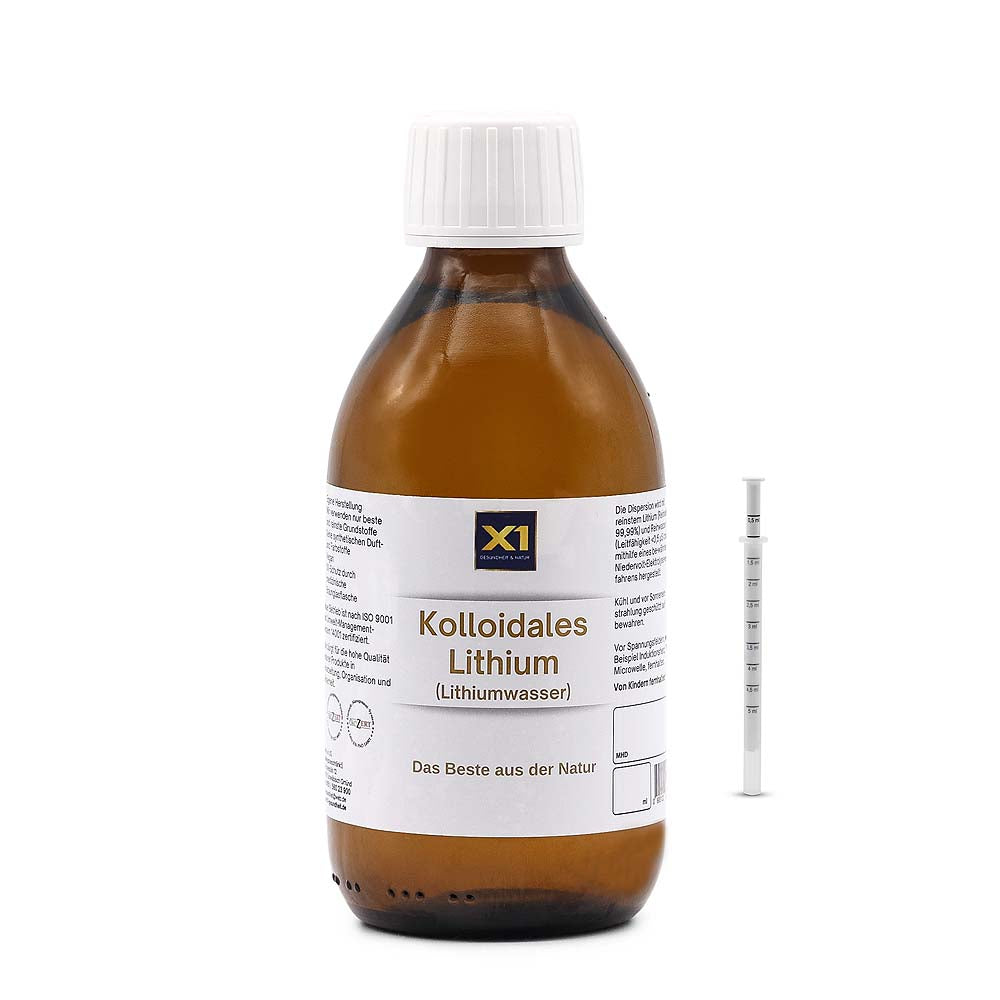 Kolloidales Lithium 100 ppm Apothekerqualität -250ml-