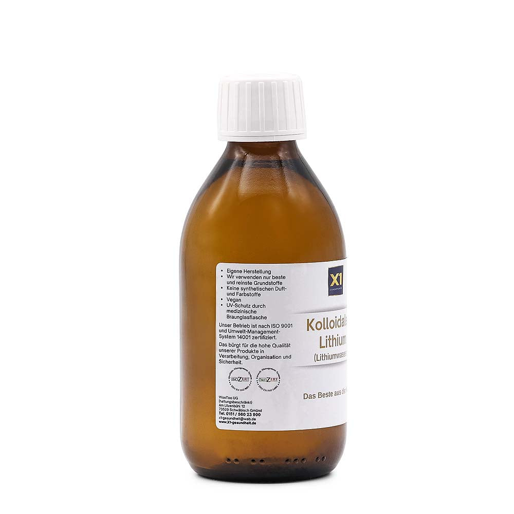 Kolloidales Lithium 100 ppm Apothekerqualität -250ml-