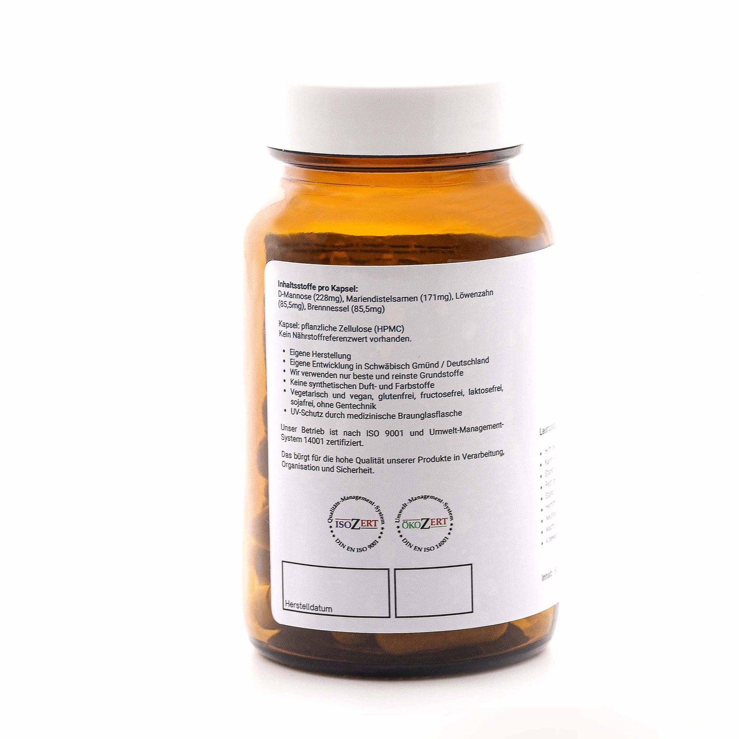 Niere Harnweg & Blase – D-Mannose und Kräuter - 60 Kapseln