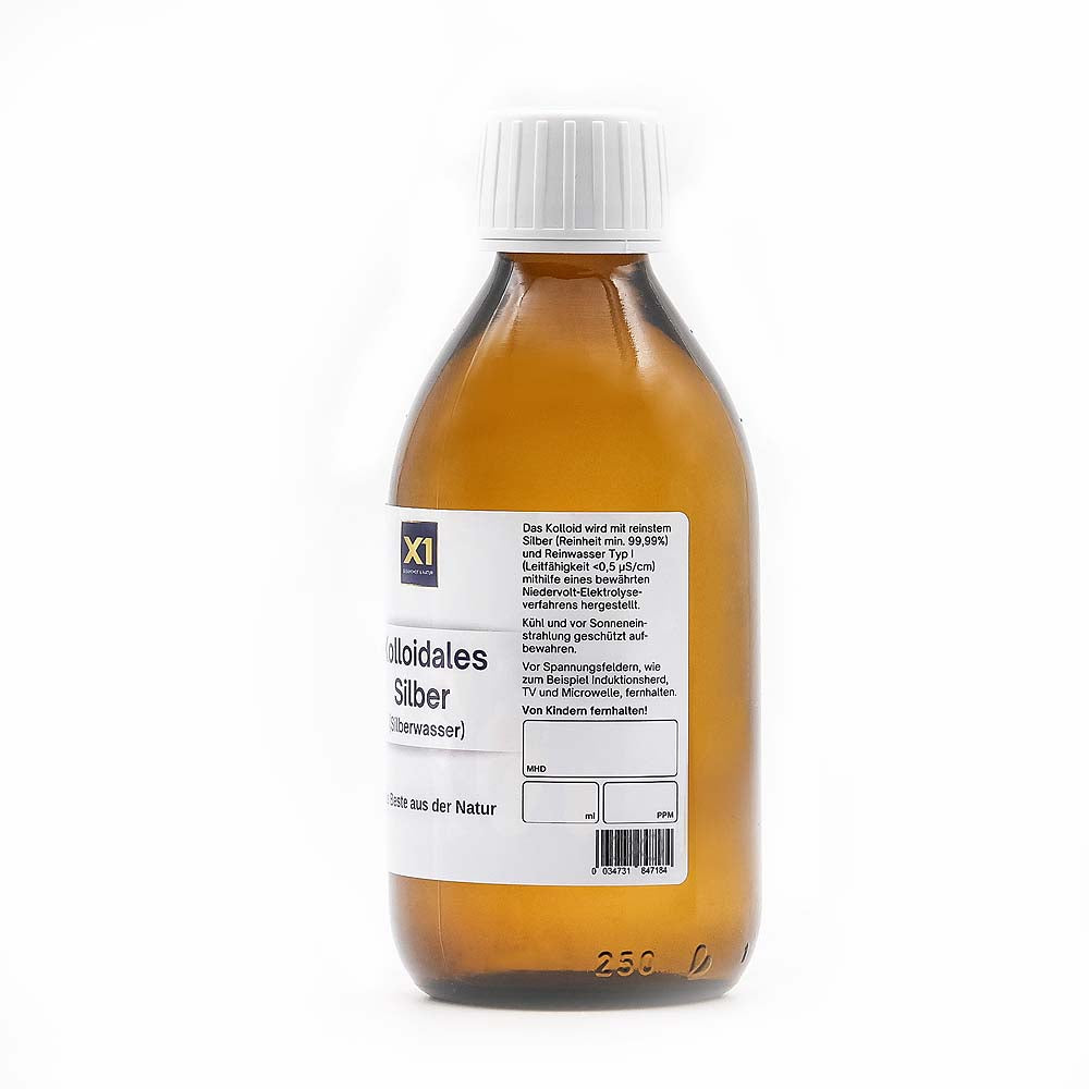 Kolloidales Silber (Silberwasser) Eigene Herstellung -250ml-