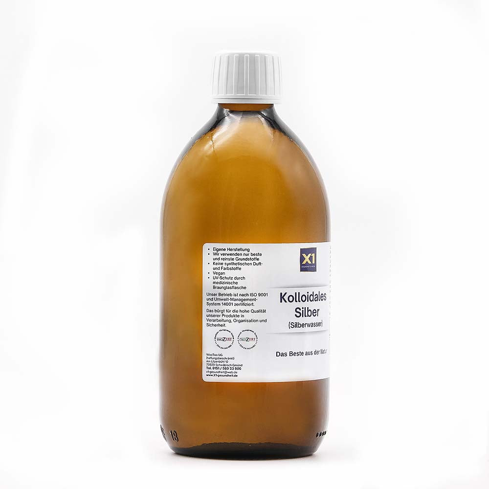 Kolloidales Silber (Silberwasser) Eigene Herstellung -500ml-