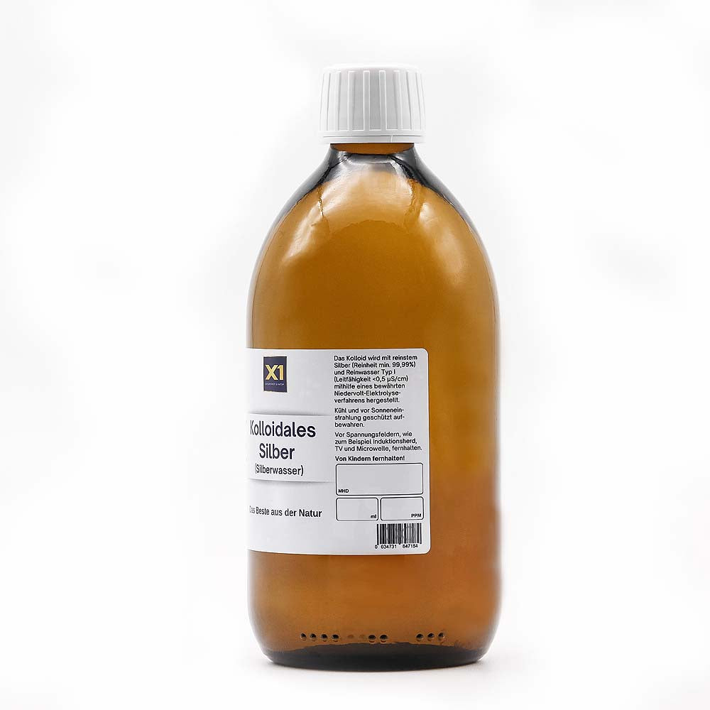 Kolloidales Silber (Silberwasser) Eigene Herstellung -500ml-