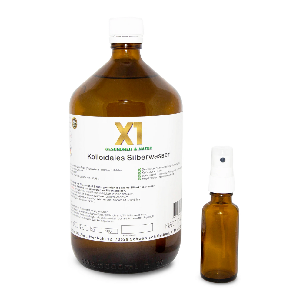 Kolloidales Silber (Silberwasser) Eigene Herstellung -1000ml-