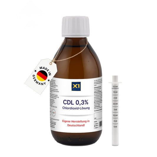 CDL /CDS Lösung 0,3 %, in der Glasflasche, Apothekenqualität -250 ml-