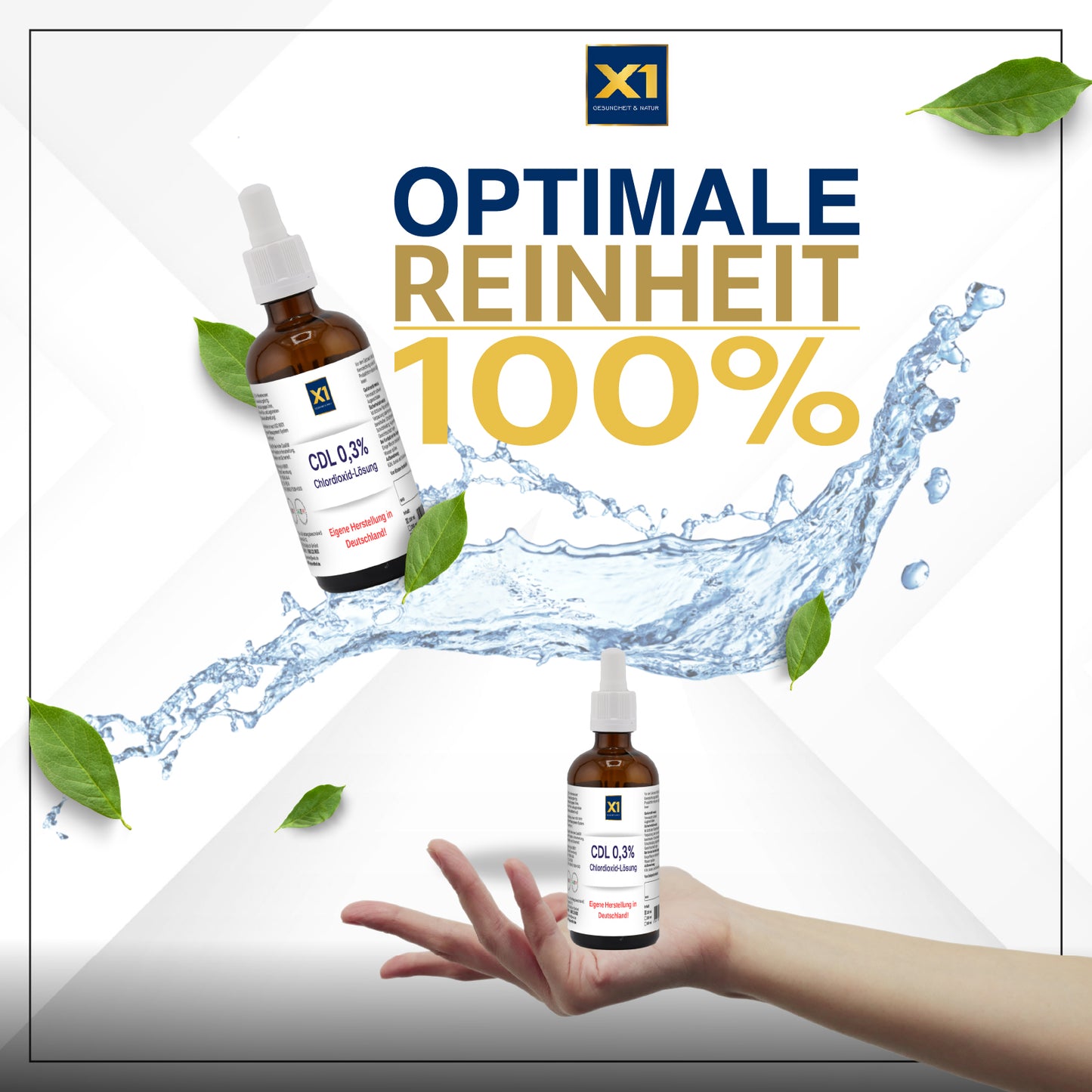 CDL /CDS Lösung 0,3 %, in der Glasflasche, Apothekenqualität -100 ml-