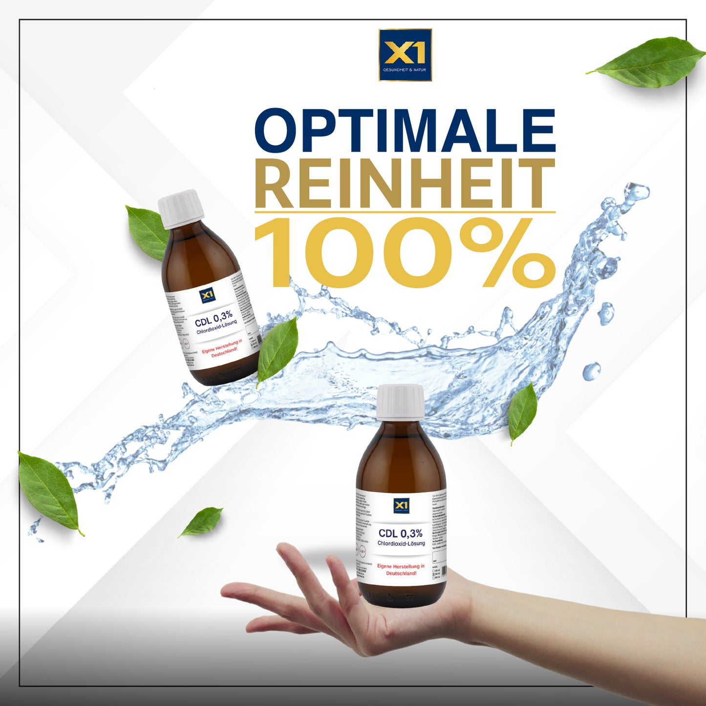 CDL /CDS Lösung 0,3 %, in der Glasflasche, Apothekenqualität -250 ml-