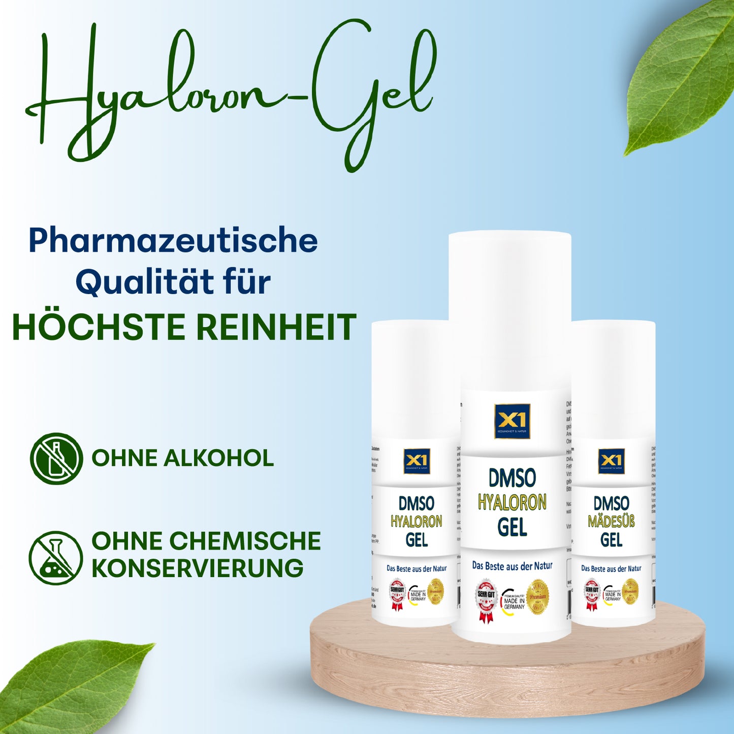 DMSO GEL mit Hyaluron - 50ml