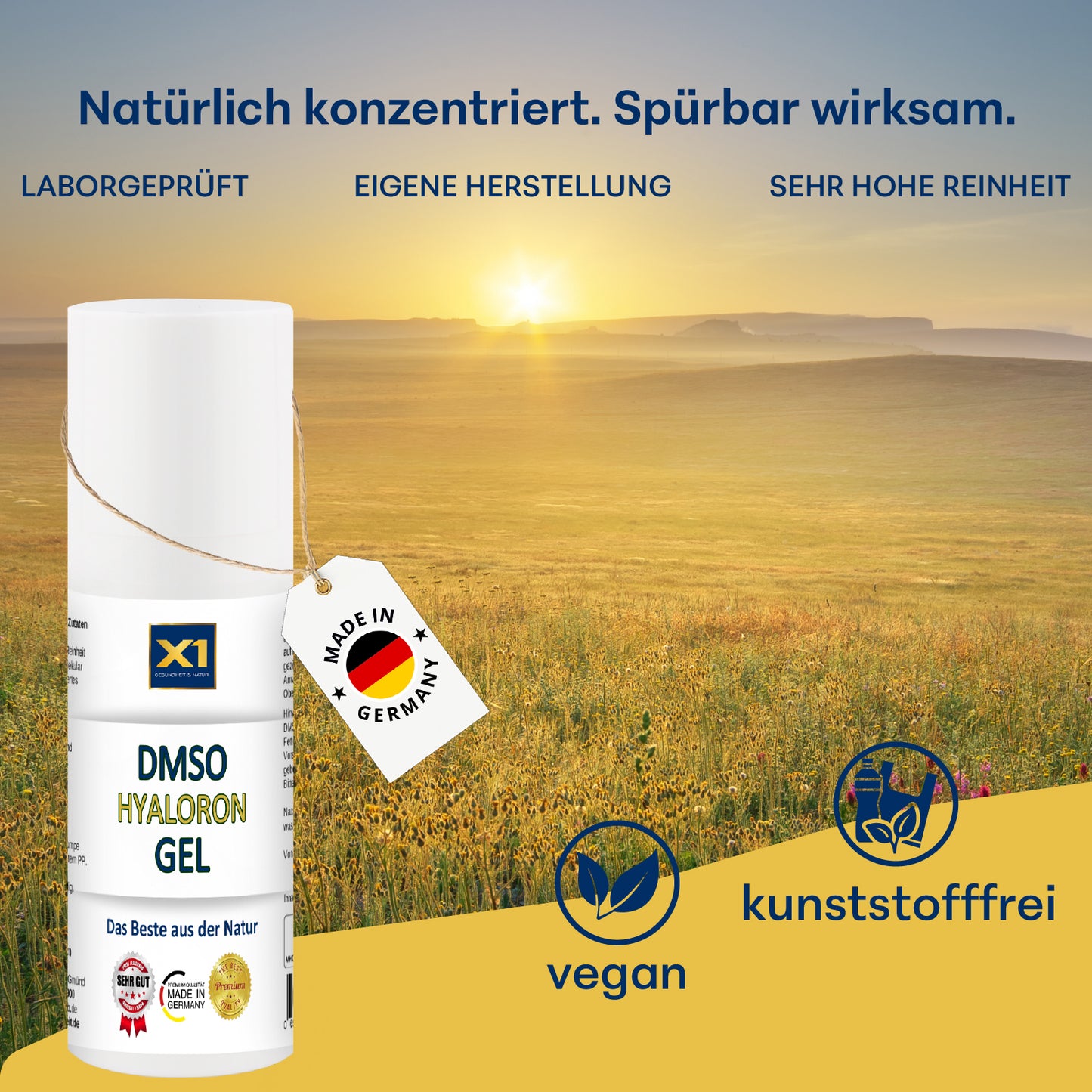 DMSO GEL mit Hyaluron - 50ml