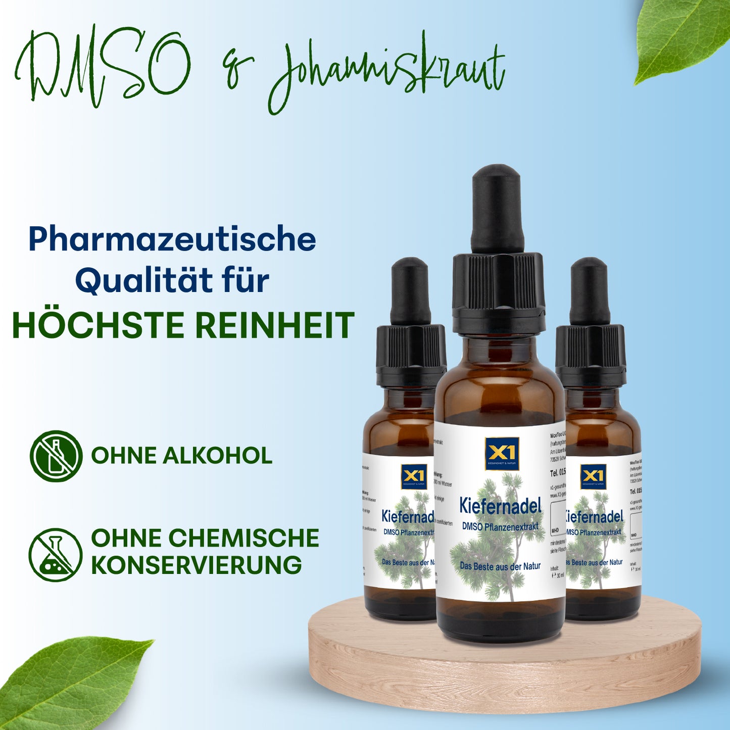 KIEFERNNADEL DMSO-KRÄUTEREXTRAKT - 30 ml