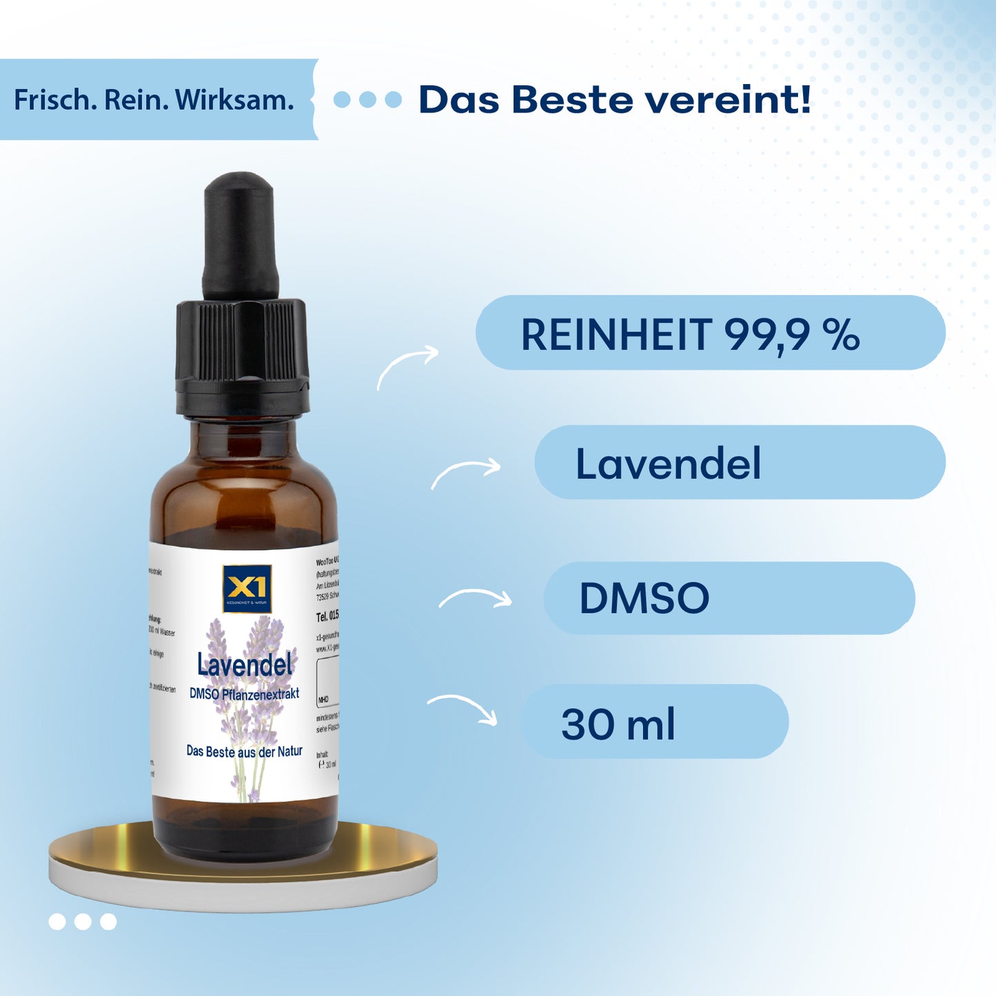 LAVENDEL DMSO-KRÄUTEREXTRAKT - 30 ml