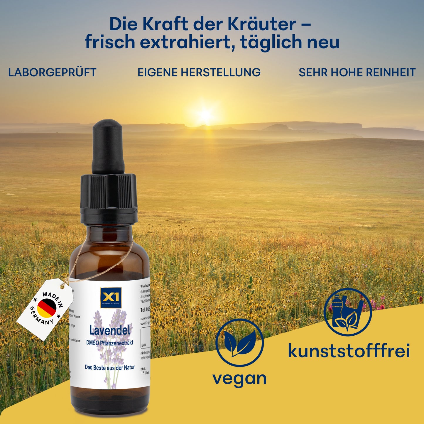 LAVENDEL DMSO-KRÄUTEREXTRAKT - 30 ml