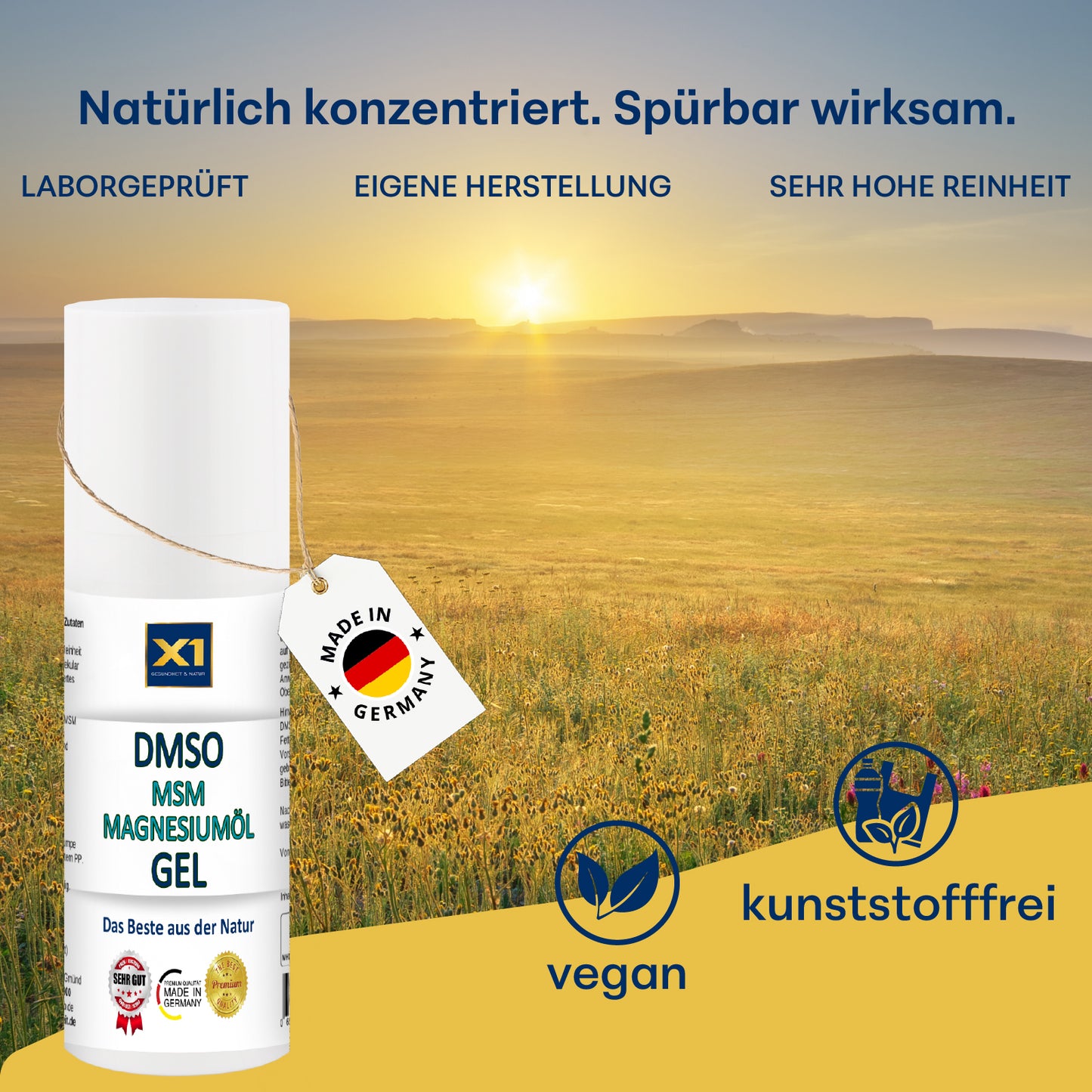 DMSO GEL mit MSM und Magnesiumöl/chlorid - 50ml