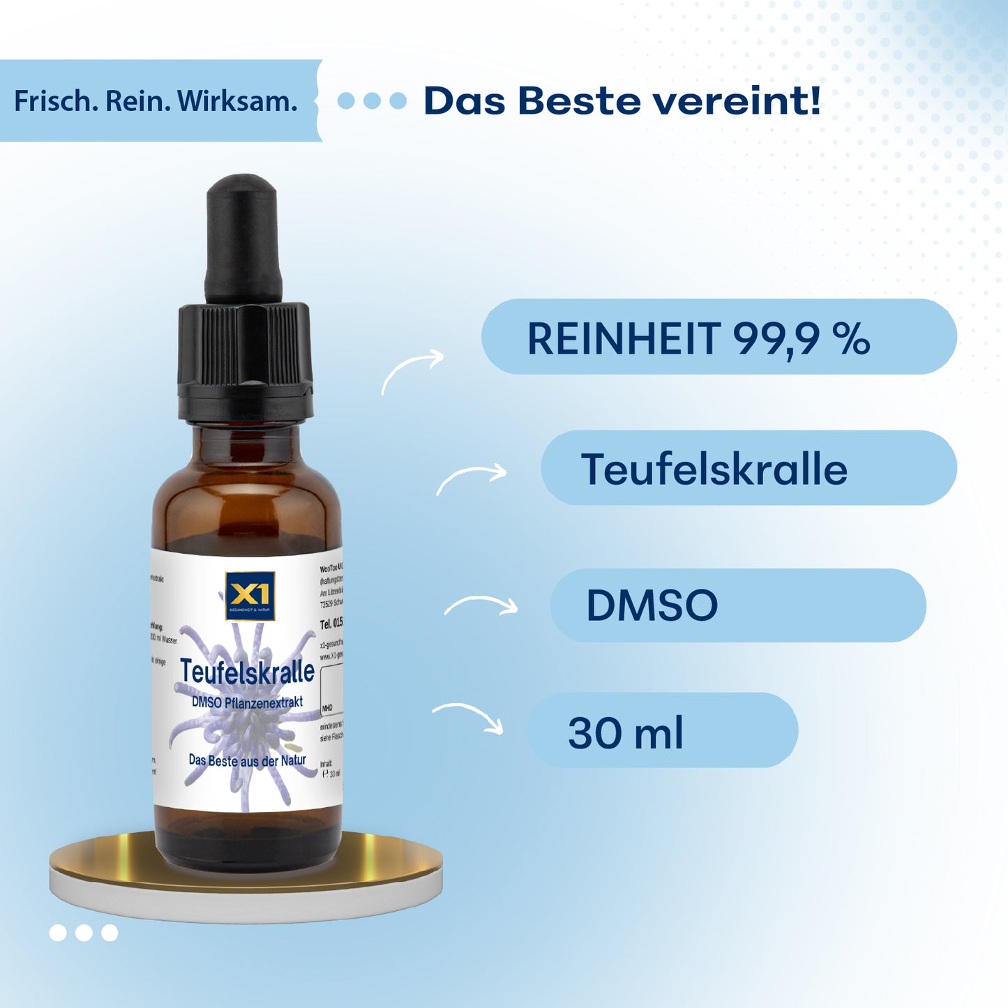 Teufelskralle DMSO-KRÄUTEREXTRAKT - 30 ml