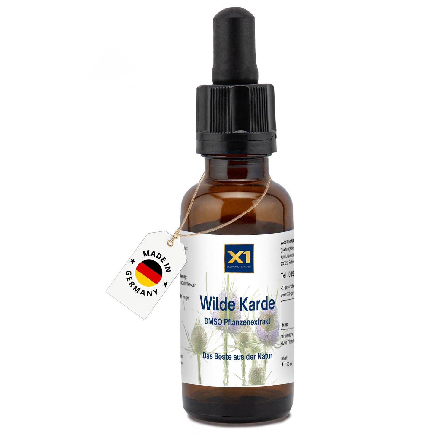 Wilde Karde DMSO-KRÄUTEREXTRAKT - 30 ml