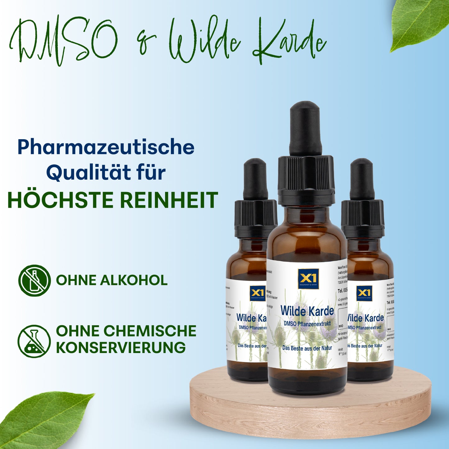 Wilde Karde DMSO-KRÄUTEREXTRAKT - 30 ml