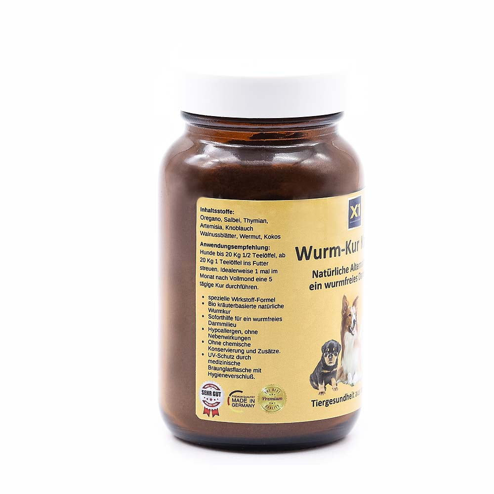 Wurm-Kur Kräuter Hund - Bio Kräutermischung 60g