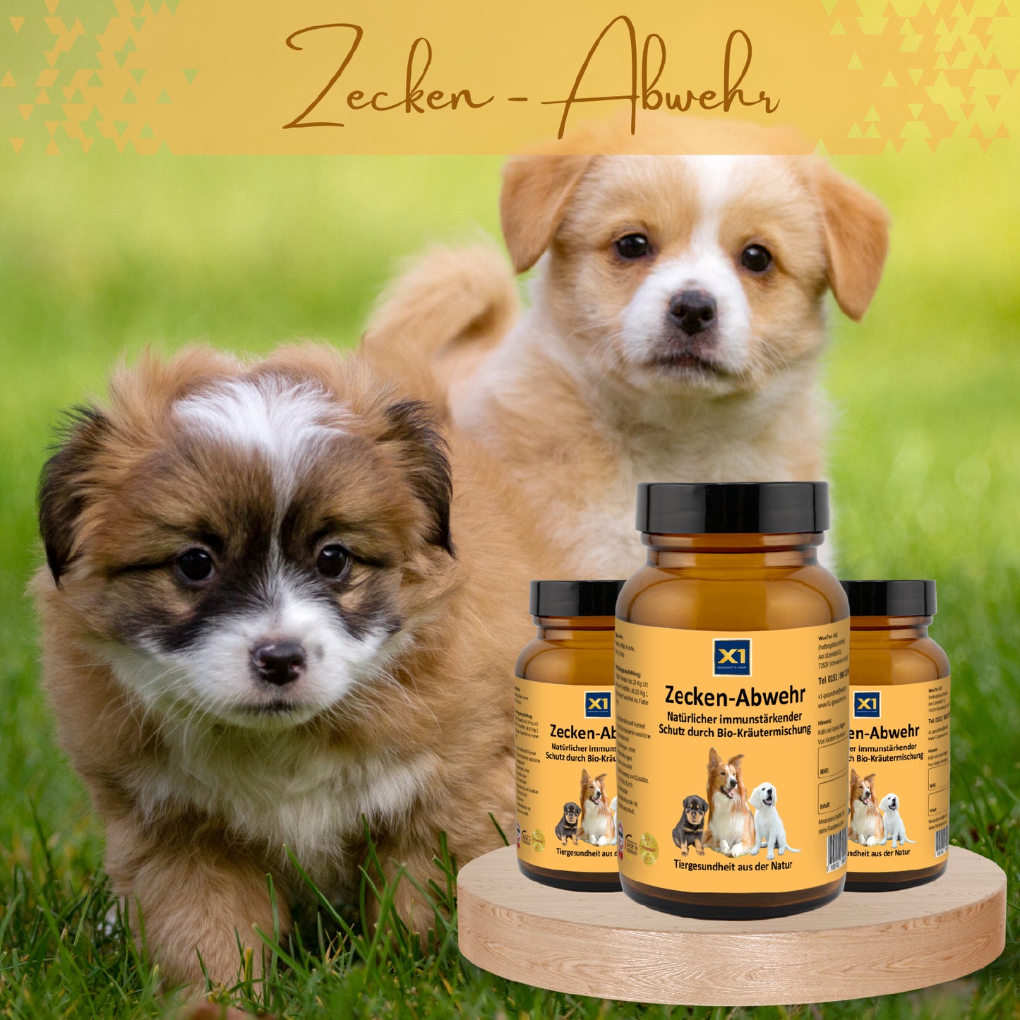 Zecken-Abwehr Hund - Bio Kräutermischung 60g