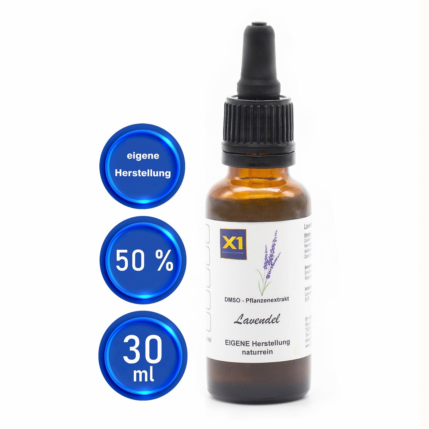 LAVENDEL DMSO-KRÄUTEREXTRAKT - 30 ml