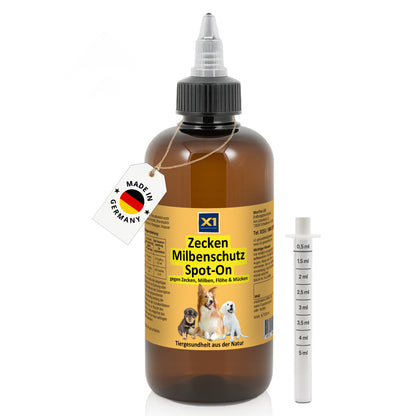 Bio Zecken, Floh- und Milbenschutz Spot-On Hund - 100 ml