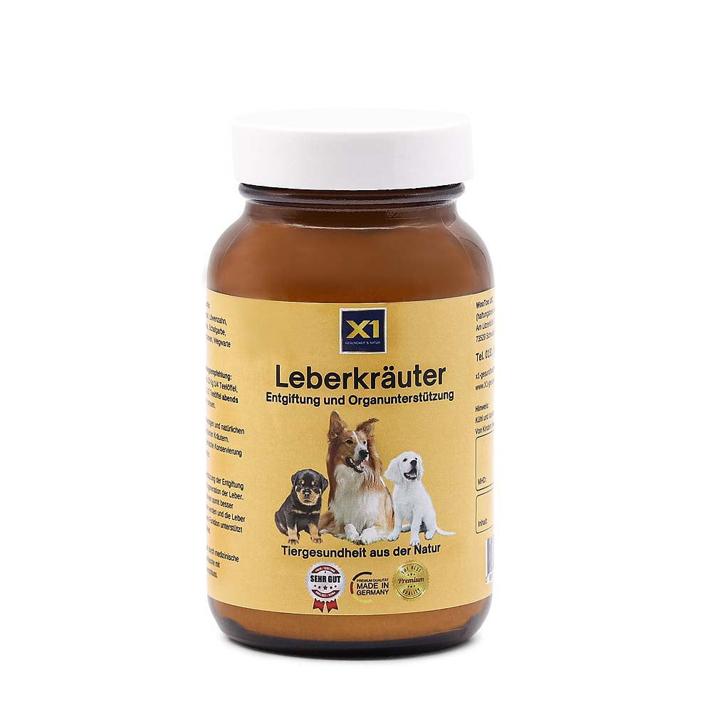 Bundle - Entgiftung Hund - Nierenkräuter Bio 60g - Leberkräuter Bio 60g
