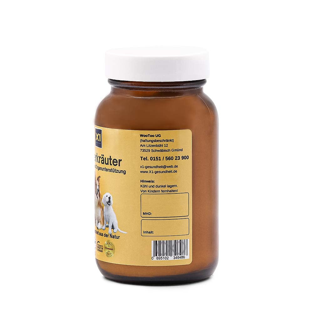 Leberkräuter Hund - Bio Kräutermischung 60g