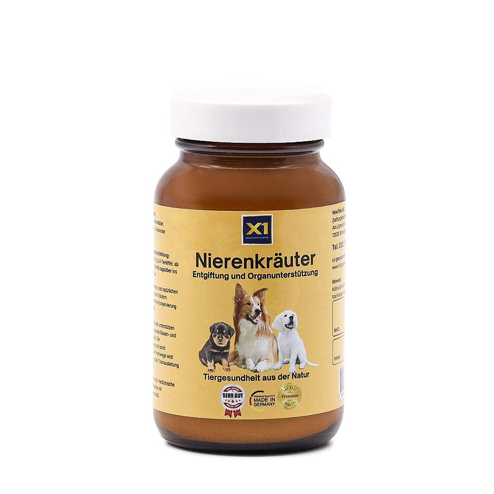 Nierenkräuter Hund - Bio Kräutermischung 60g