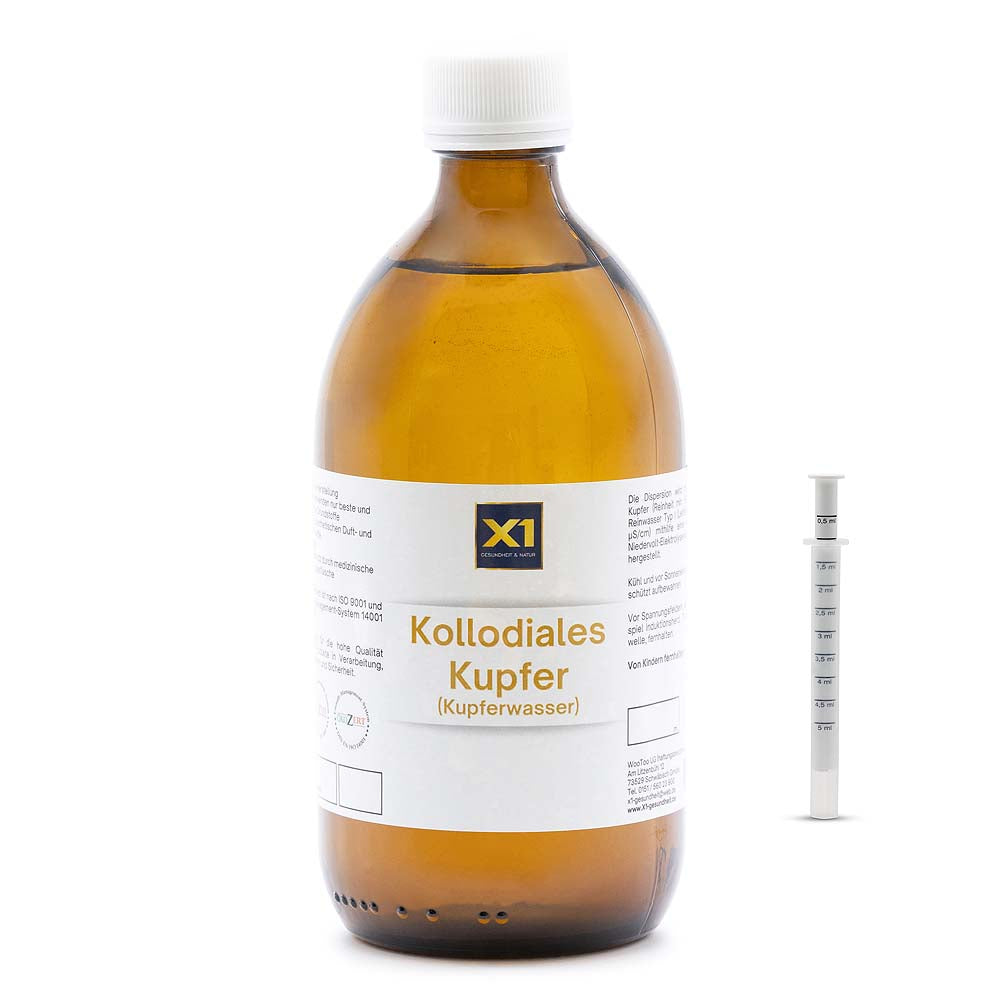 Kolloidales Kupfer 30 ppm Apothekerqualität -500ml-