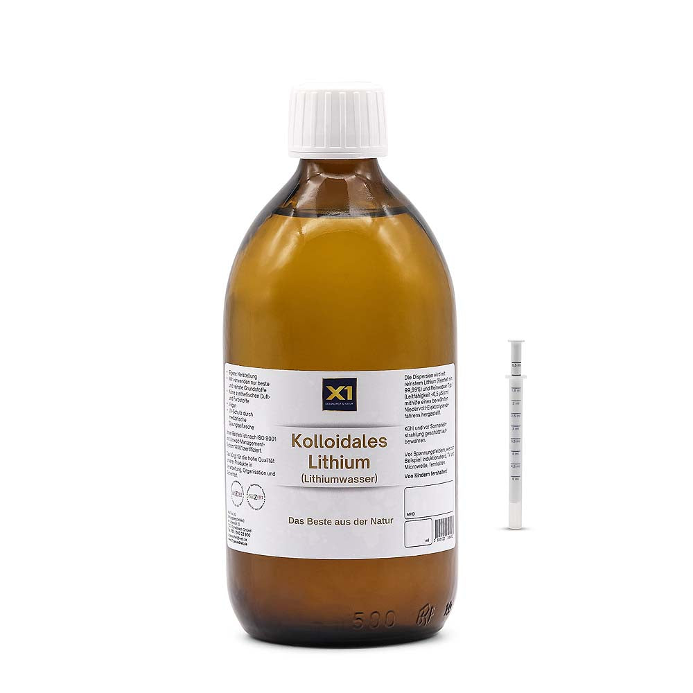 Kolloidales Lithium 100 ppm Apothekerqualität -500ml-