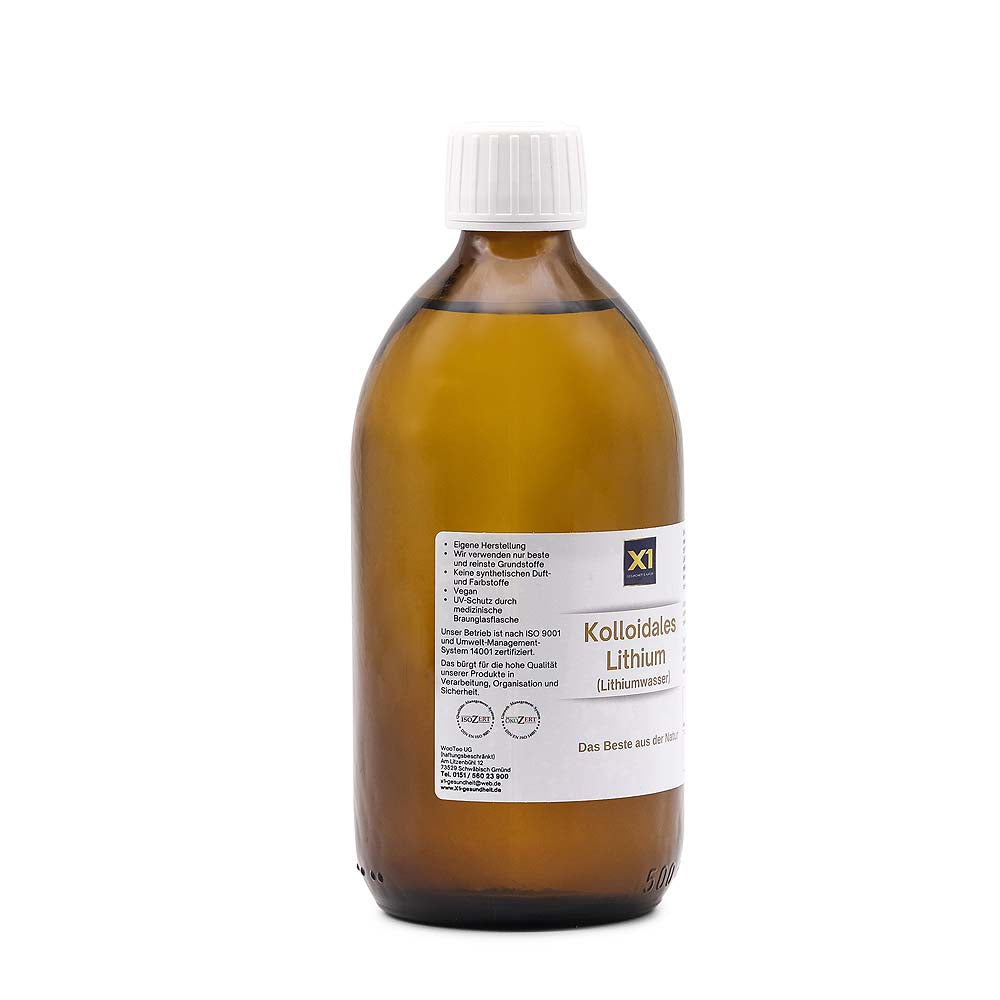 Kolloidales Lithium 100 ppm Apothekerqualität -500ml-