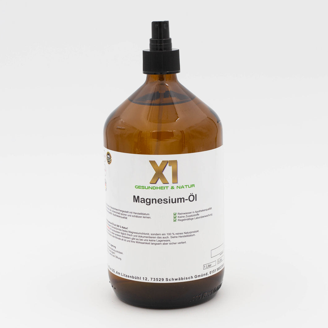Magnesiumöl - mit Herstelldatum- EIGENE Herstellung   -1000ml-