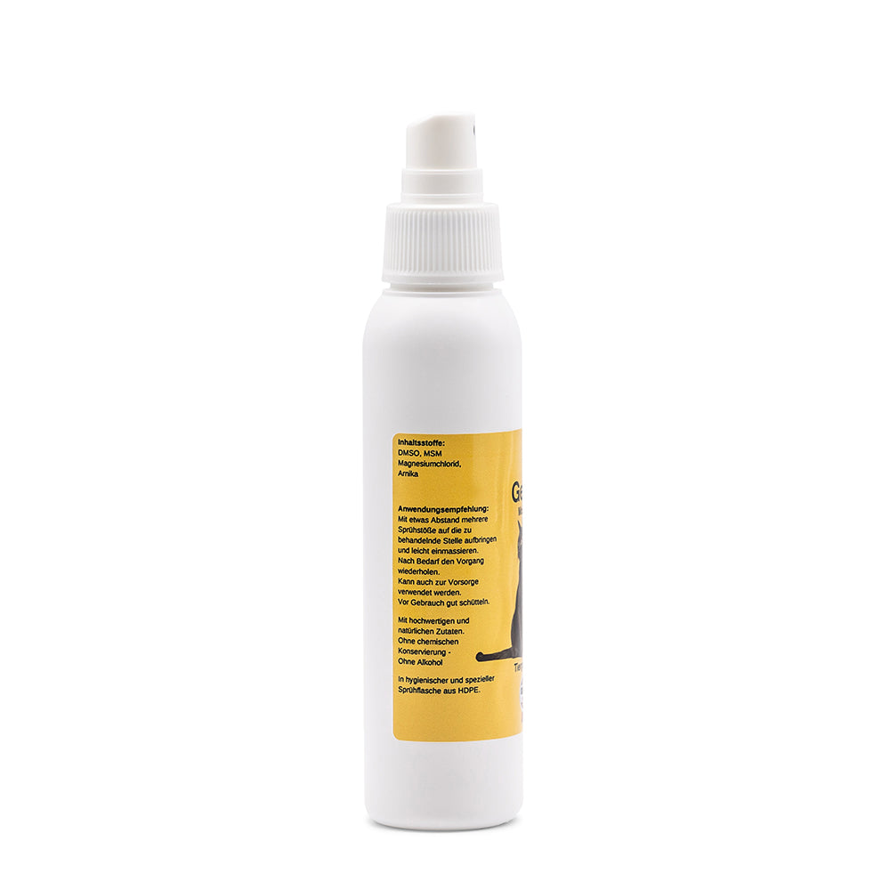 Gelenkspray Katze - DMSO - MSM - Magnesium - Arnika - 100ml