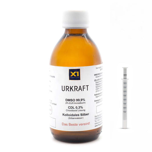 URKRAFT besteht aus DMSO + CDL + Kolloidales Silber, Apothekenqualität -250ml-