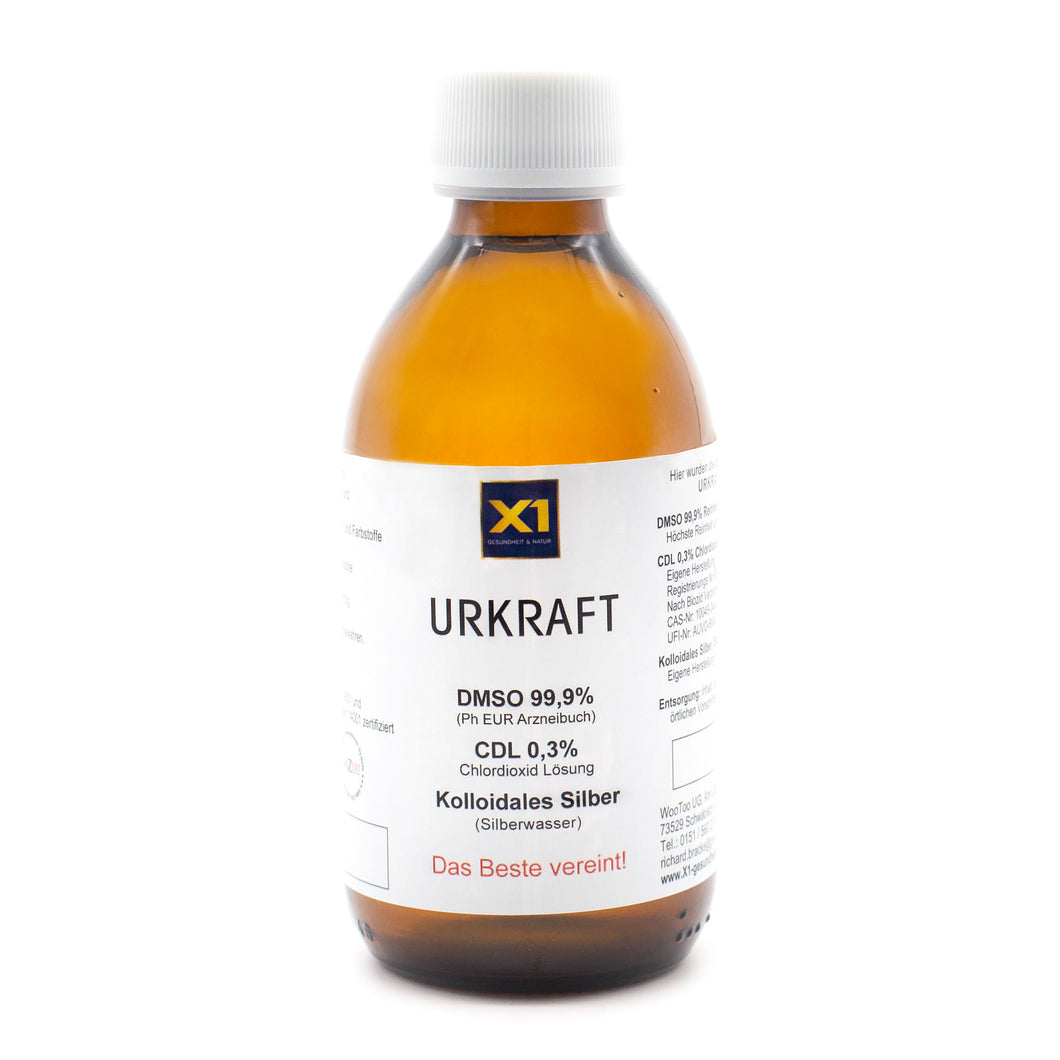 URKRAFT besteht aus DMSO + CDL + Kolloidales Silber, Apothekenqualität -250ml-