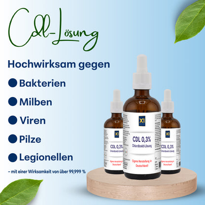 CDL /CDS Lösung 0,3 %, in der Glasflasche, Apothekenqualität -100 ml-