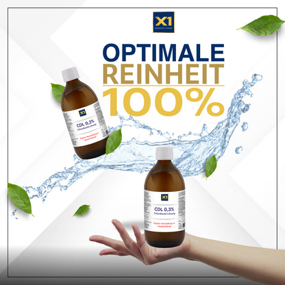 CDL /CDS Lösung 0,3 %, in der Glasflasche, Apothekenqualität -500 ml-