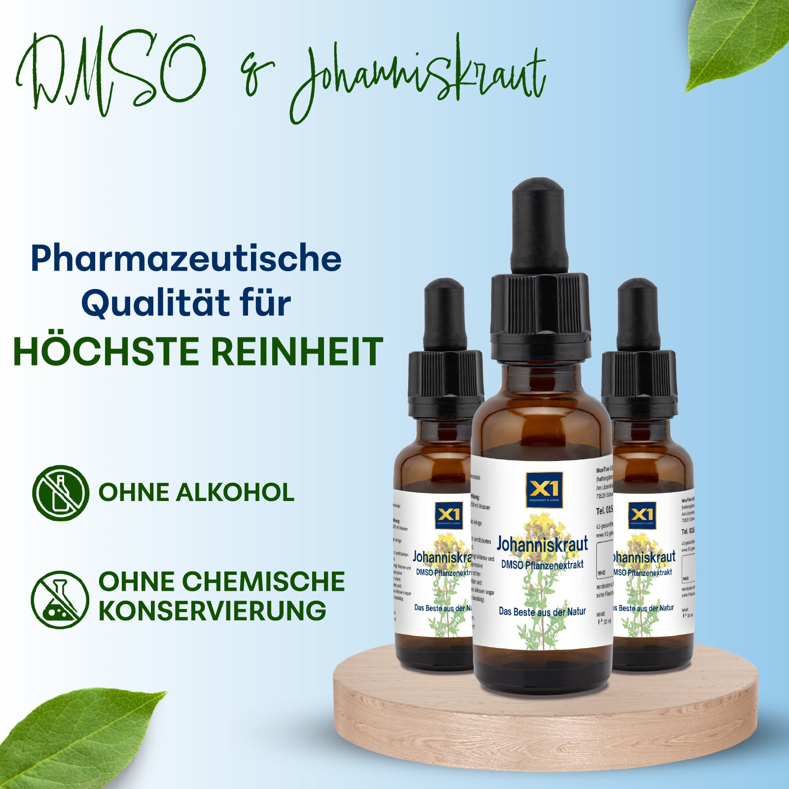 JOHANNISKRAUT DMSO-KRÄUTEREXTRAKT - 30 ml
