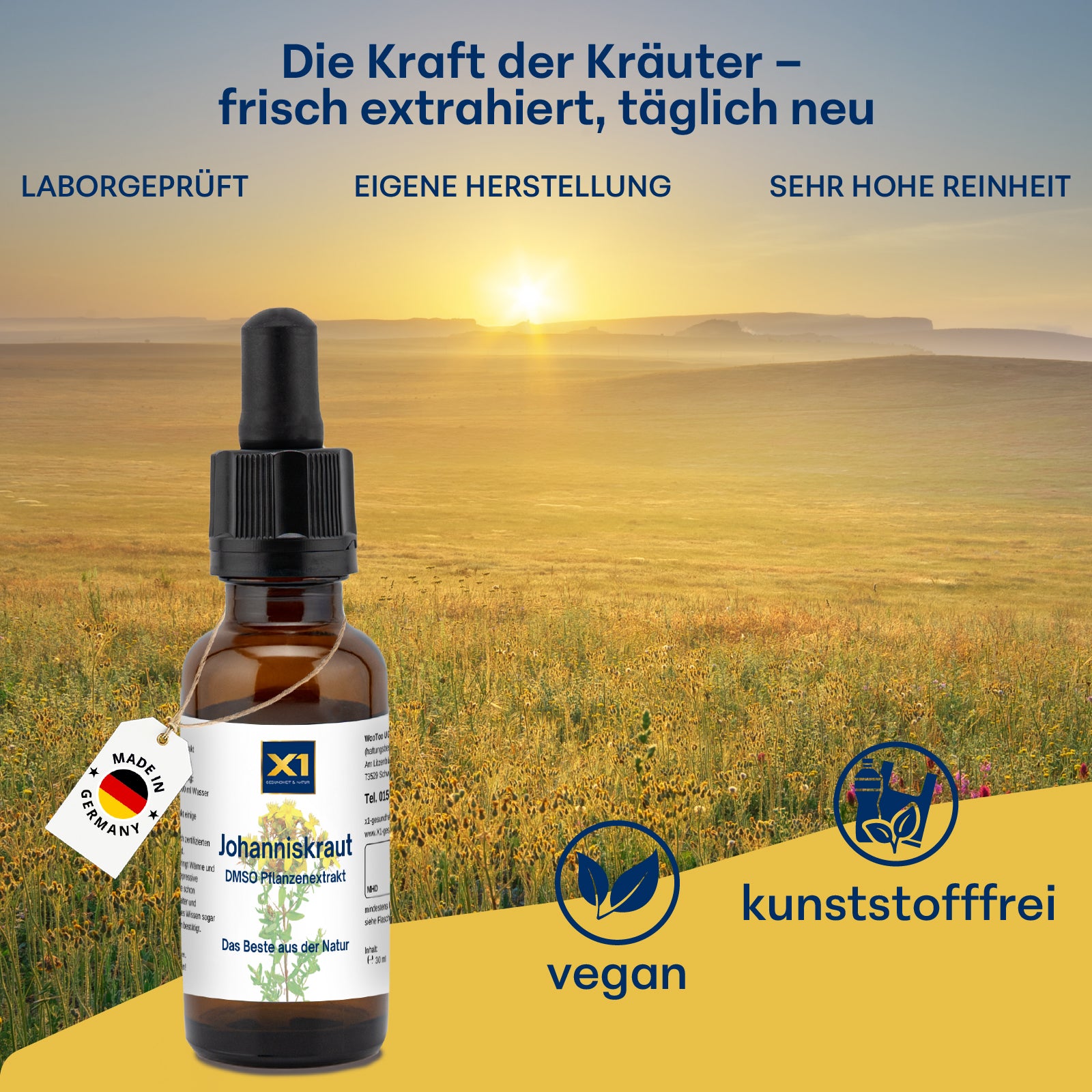 JOHANNISKRAUT DMSO-KRÄUTEREXTRAKT - 30 ml