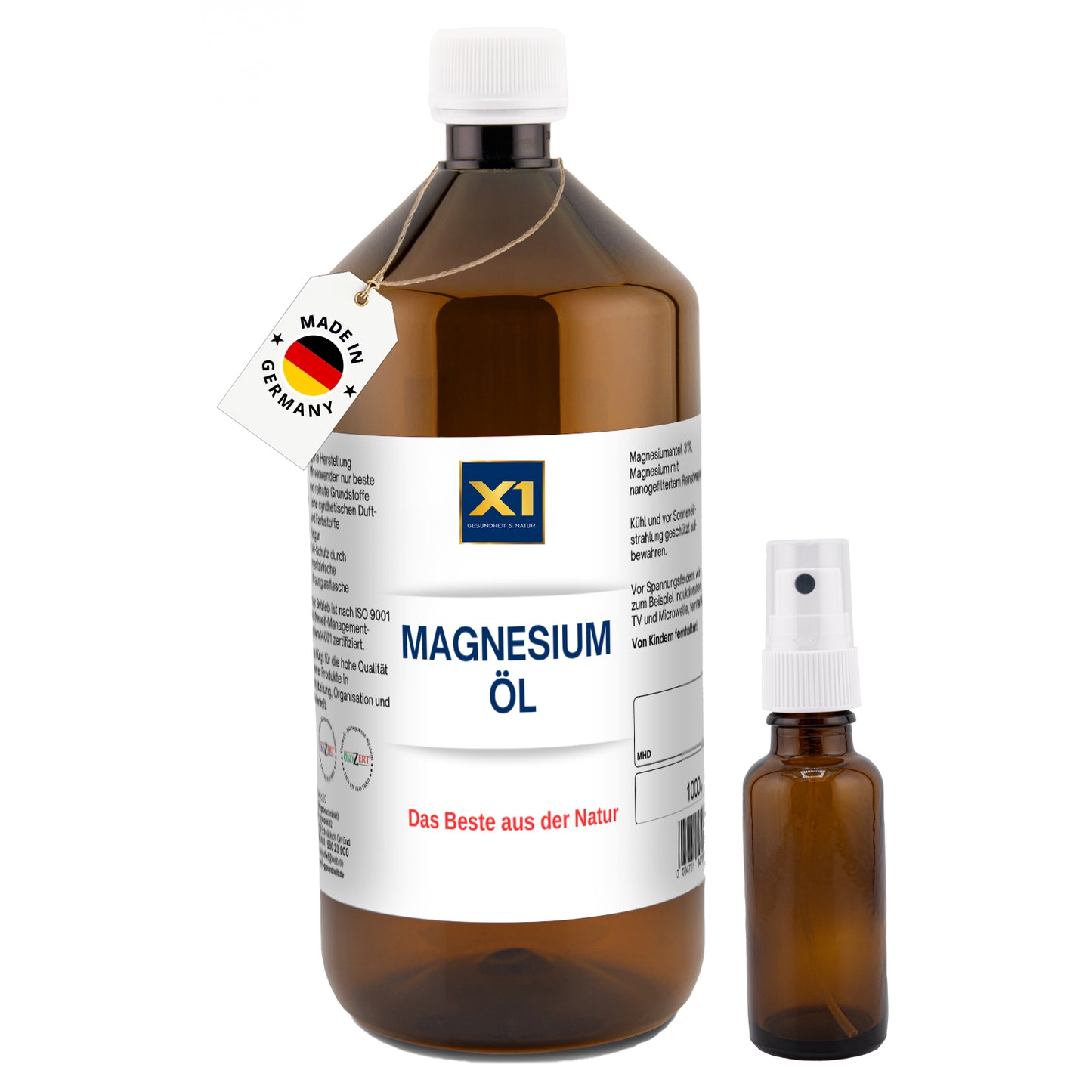 Magnesiumöl - mit Herstelldatum- EIGENE Herstellung   -1000ml-
