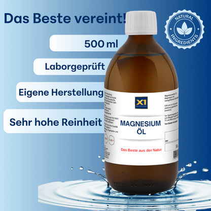 Magnesiumöl - mit Herstelldatum- Eigene Herstellung  -500ml-