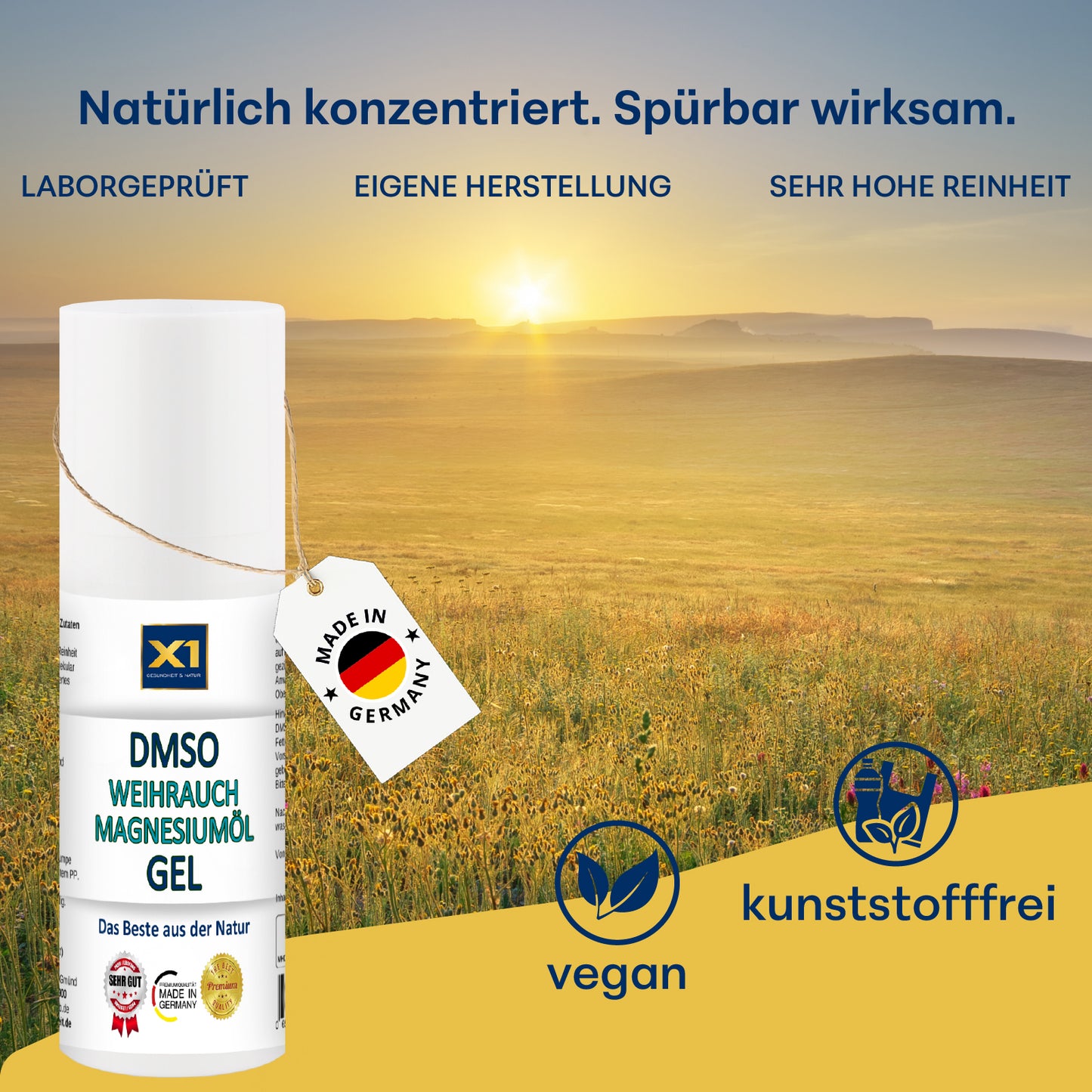 DMSO GEL mit Weihrauch und Magnesiumöl/chlorid - 50ml