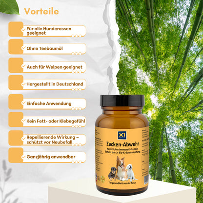Zecken-Abwehr Hund - Bio Kräutermischung 60g