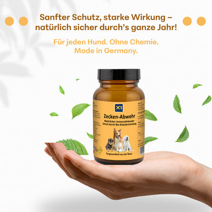 Zecken-Abwehr Hund - Bio Kräutermischung 60g