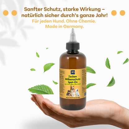 Bio Zecken, Floh- und Milbenschutz Spot-On Hund - 250ml
