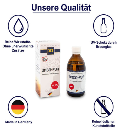 DMSO Dimethylsulfoxid über 99,9% Reinheit (Ph Eur) 500ml