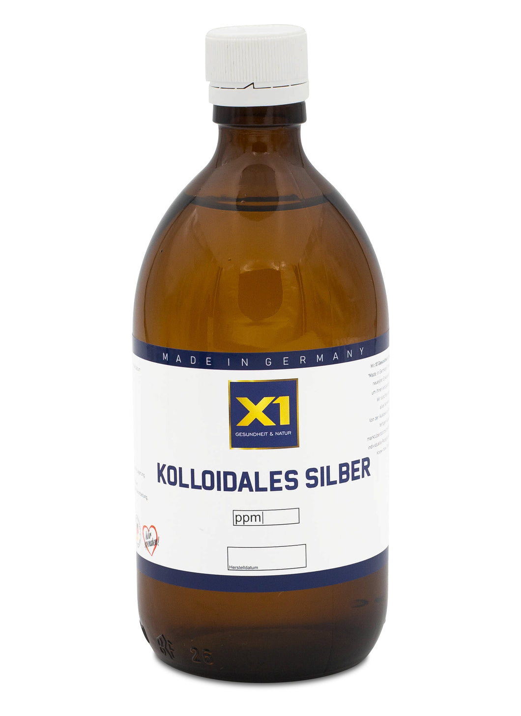 Kolloidales Silber (Silberwasser) Eigene Herstellung   -500ml-
