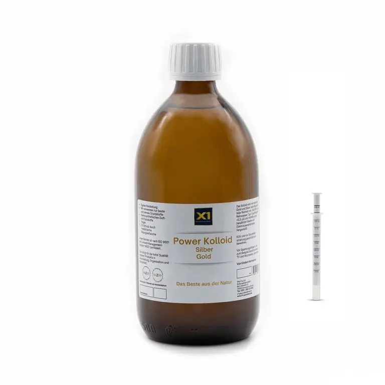 Power Kolloid - Silber und Gold - 30 ppm - Apothekerqualität