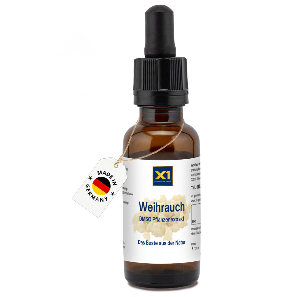 Produktflasche Weihrauch, DMSO Pflanzenextrakt