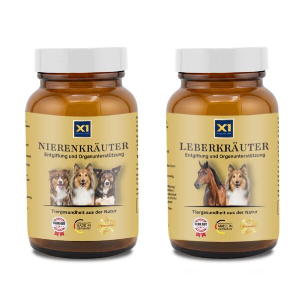 Bundle - Entgiftung Hund - Nierenkräuter Bio - Leberkräuter Bio